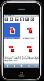 Web Client for Iphone/Ipod(Main window)