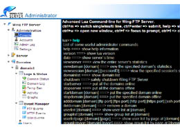 Advanced Lua Command-line for Wing FTP Server